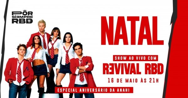 Imagem do evento Por Siempre RBD Natal