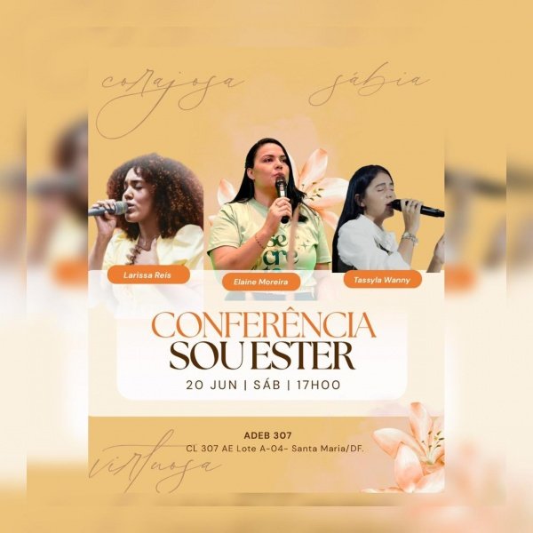 Imagem do evento Conferências de meninas Sou Ester