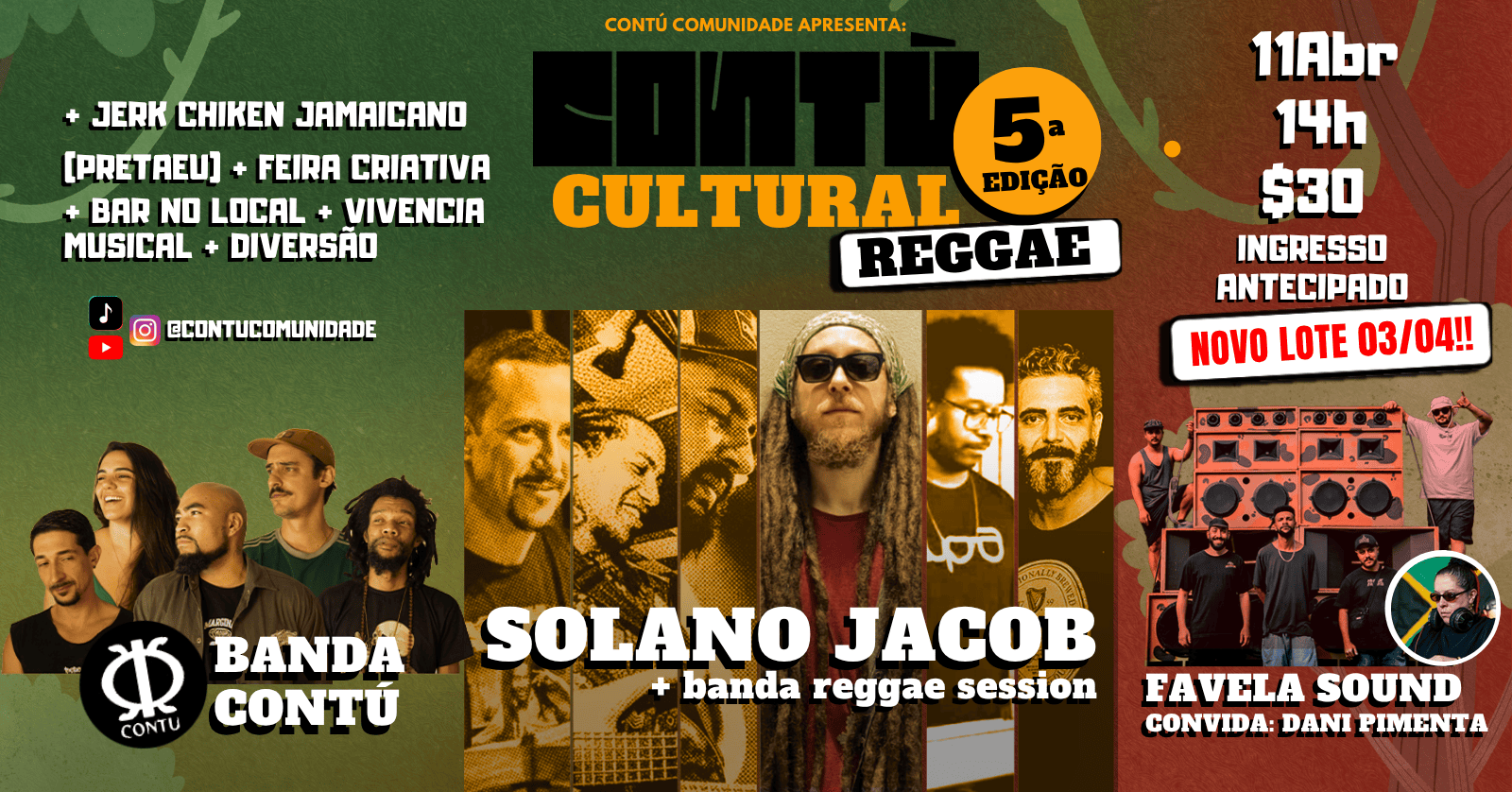 CONTÚ CULTURAL REGGAE - 5a Edição - Jundiaí, SP