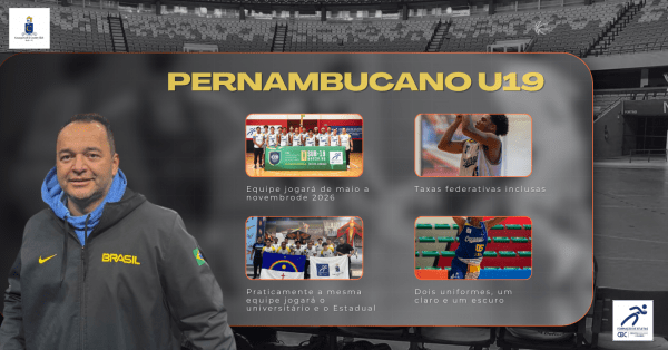 Imagem do evento PERNAMBUCANO SUB 19 DE BASQUETE 2026
