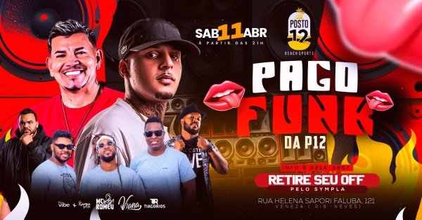 Imagem do evento PAGOFUNK DA P12