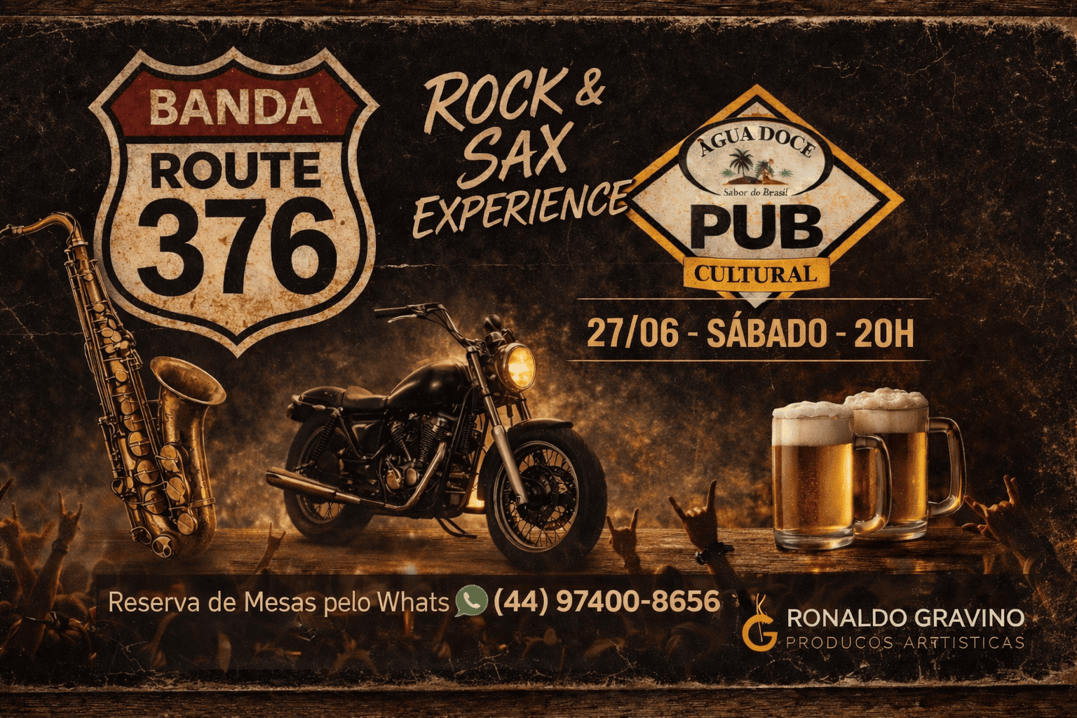 ROCK & SAX EXPERIENCE - Maringá, PR