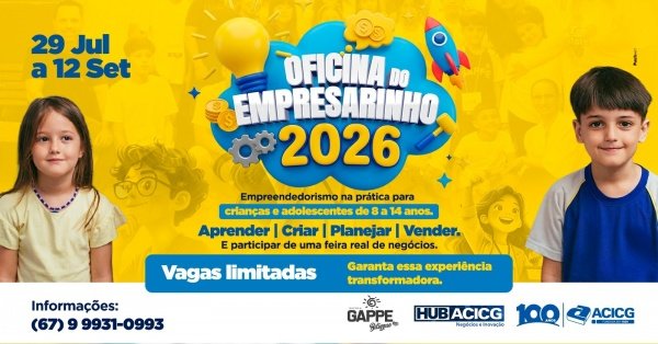 Imagem do evento Oficina do Empresarinho 2026