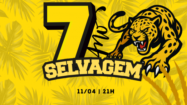 Imagem do evento FESTA NA SELVA | ANIVERSÁRIO DE 7 ANOS SELVAGEM | 10/04/2026 21H CAVERNINHA BAR