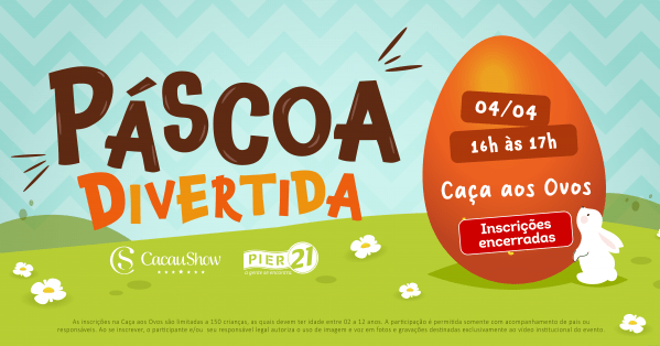 Imagem do evento Caça aos Ovos - Páscoa Divertida Pier 21