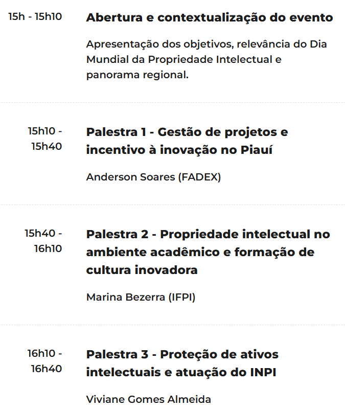 Imagem 1 da descrição do evento