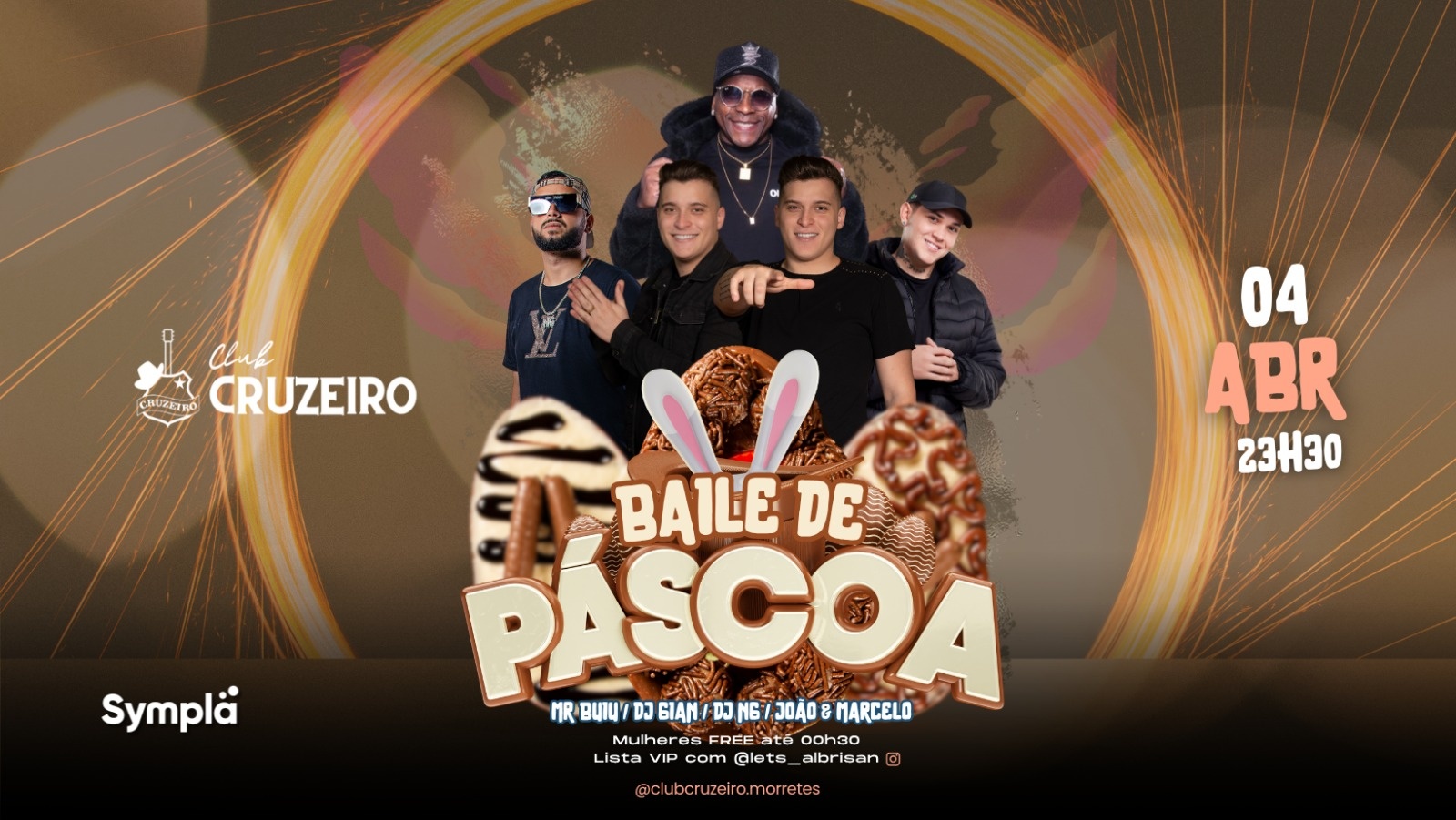 BAILE DE PÁSCOA  - CLUB CRUZEIRO 2026 - Morretes, PR