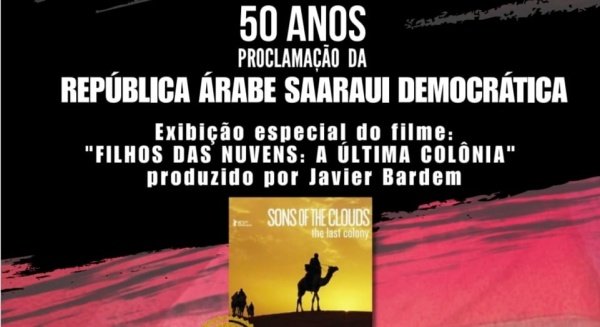 Imagem do evento República Árabe Saaraui Democrática -  Exibição do filme "FILHOS DAS NUVENS: AÚLTIMA COLÔNIA"
