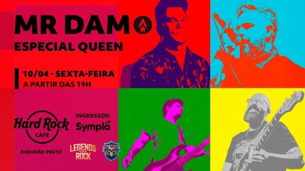 Imagem do evento MR. DAM - Especial QUEEN - Legends Of Rock