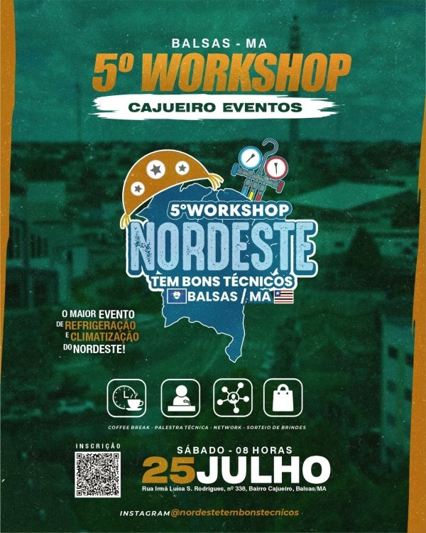 Imagem do evento 5° Workshop do Nordeste Tem Bons Técnicos - Balsas MA