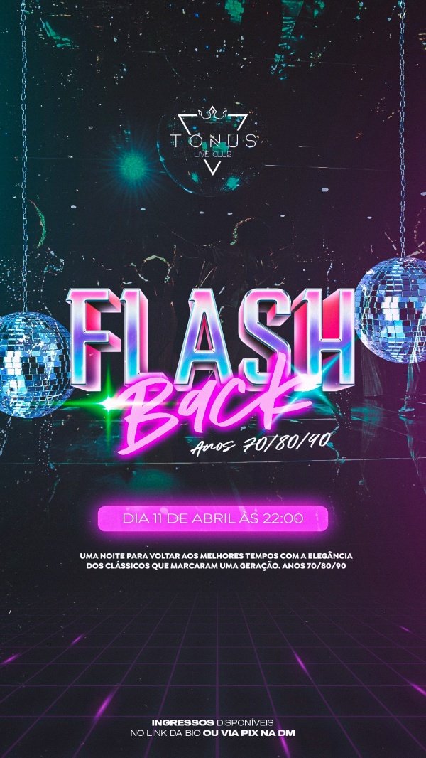 Imagem do evento FLASH BACK