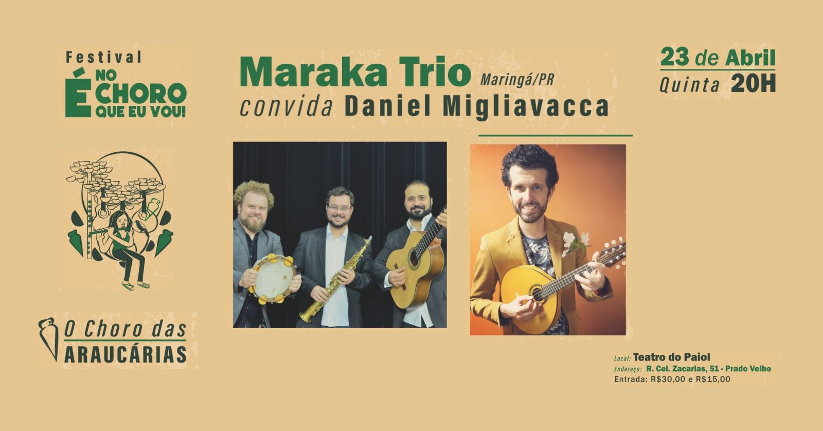 MARAKA TRIO convida Daniel Migliavacca