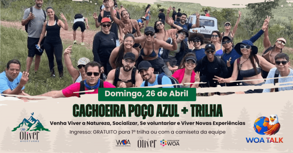 Imagem do evento CACHOEIRA POÇO AZUL + TRILHA - GRATUITO