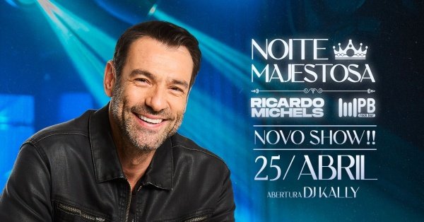 Imagem do evento NOITE MAjestosa com Ricardo Michels - Abertura DJ KALLY