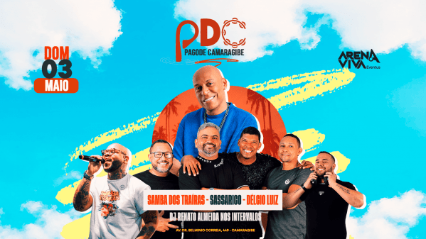 Imagem do evento Pagode Camaragibe com Délcio Luiz