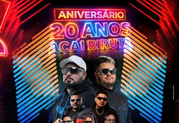 Imagem do evento ANIVERSÁRIO 20 AÇAÍ BIRUTA EDIÇÃO ROCK DOÍDO