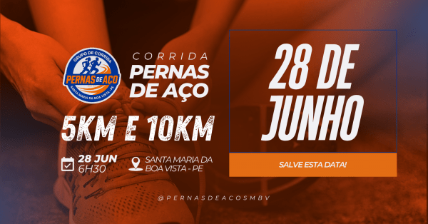 Imagem do evento Corrida Pernas de Aço 2026