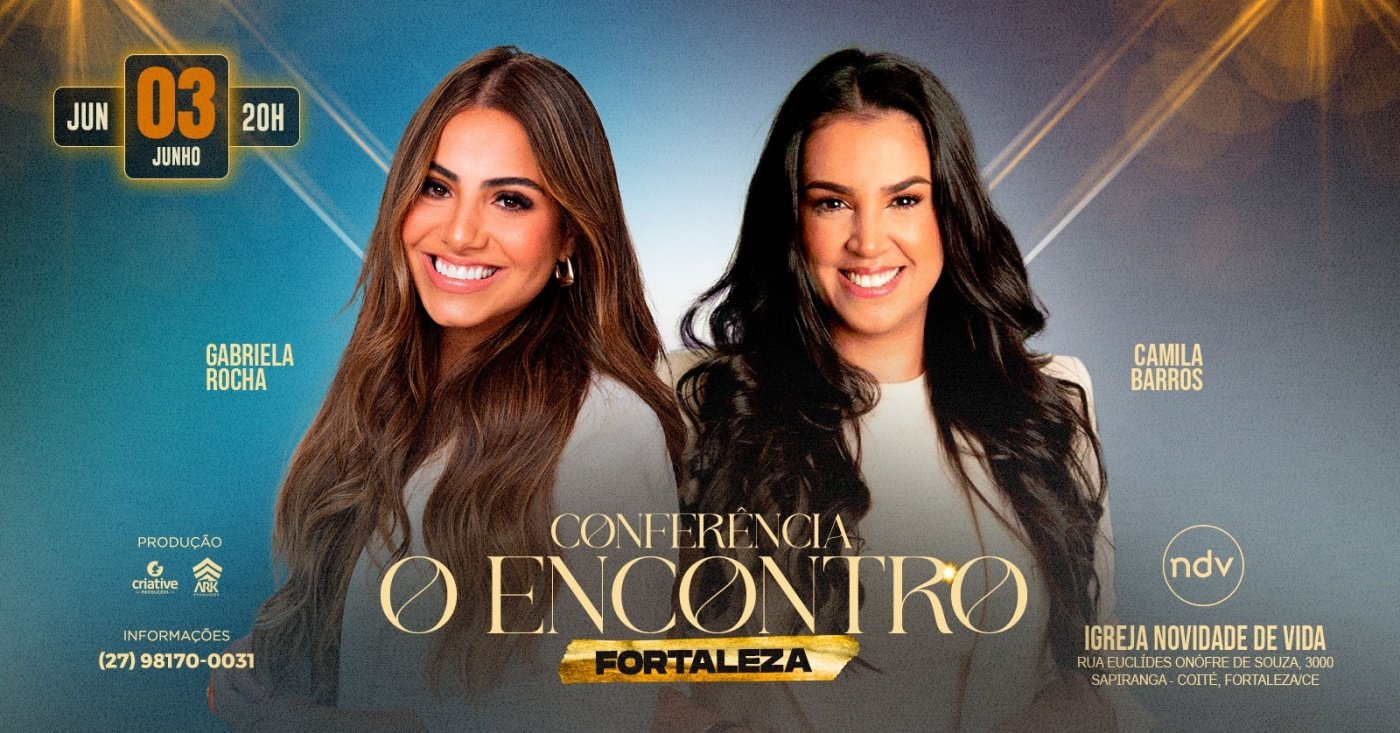 GABRIELA ROCHA E CAMILA BARROS EM FORTALEZA - CONFERÊNCIA O