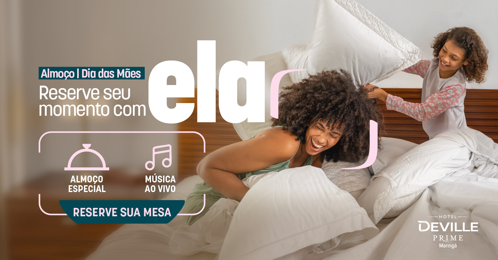 Image for the event: Almoço de Dia das Mães no Hotel Deville Maringá