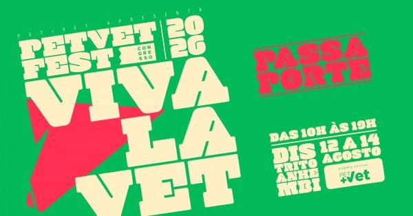 Imagem do evento 2026 - PASSAPORTE  - CONGRESSO PET VET 