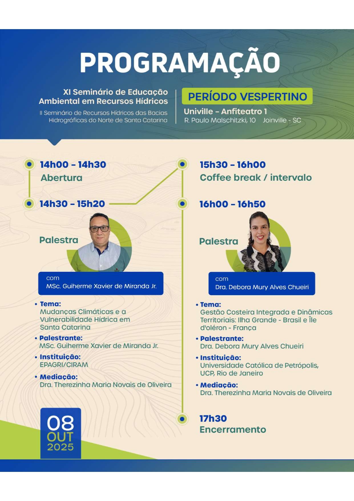 XI Seminário de Educação Ambiental em Recursos Hídricos em Joinville ...