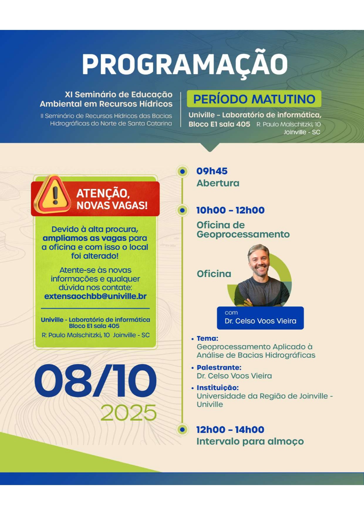 XI Seminário de Educação Ambiental em Recursos Hídricos em Joinville ...