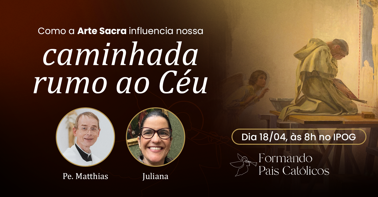 Imagem de Capa do Evento Como a Arte Sacra influencia nossa caminhada rumo ao Céu