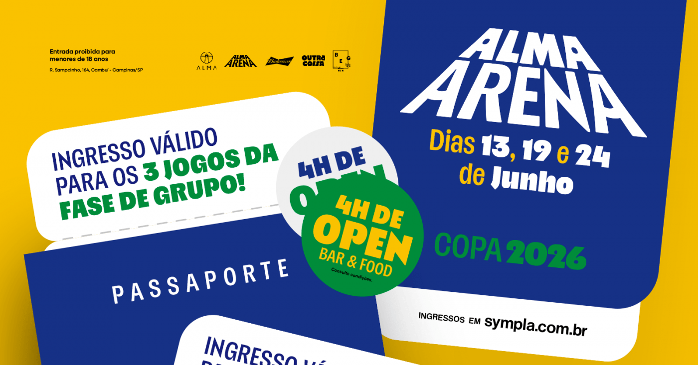 PASSAPORTE ALMA ARENA NO ALMA CAMPINAS