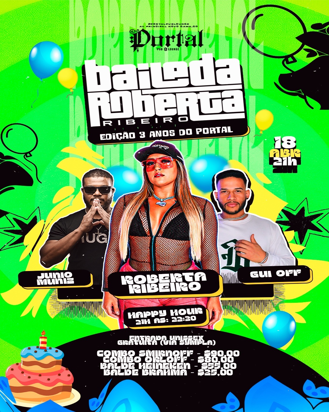 BAILE DA ROBERTA RIBEIRO EDIÇÃO 3 ANOS DE PORTAL - Novo Gama, GO