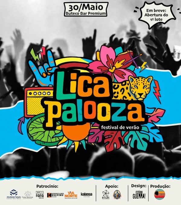 Imagem do evento LICAPALOOZA Festival de Verão 2026