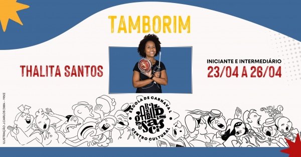Imagem do evento Oficina de Tamborim com Thalita Santos