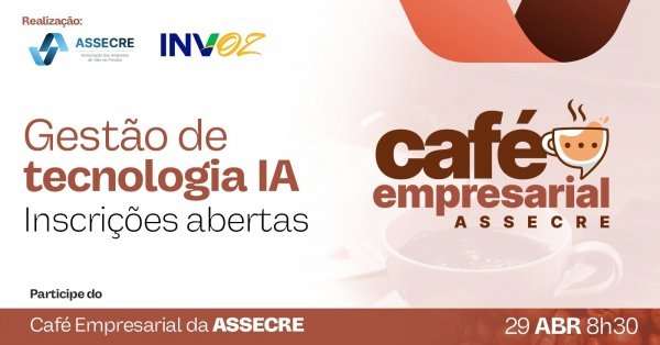 Imagem do evento Café Empresarial - Gestão de tecnologia e IA