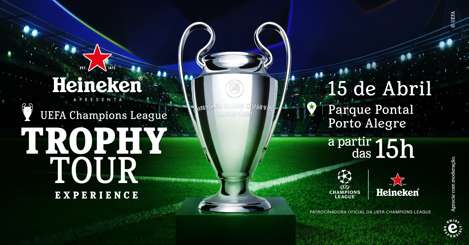 UEFA CHAMPIONS LEAGUE TROPHY TOUR PRESENTED BY HEINEKEN BRAZIL