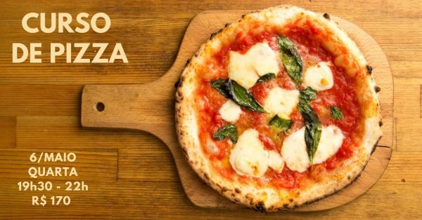 Imagem do evento Curso de Pizzas - 6/maio