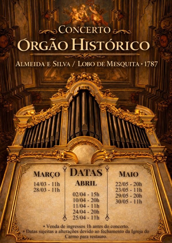 Imagem do evento Concerto Órgão Histórico