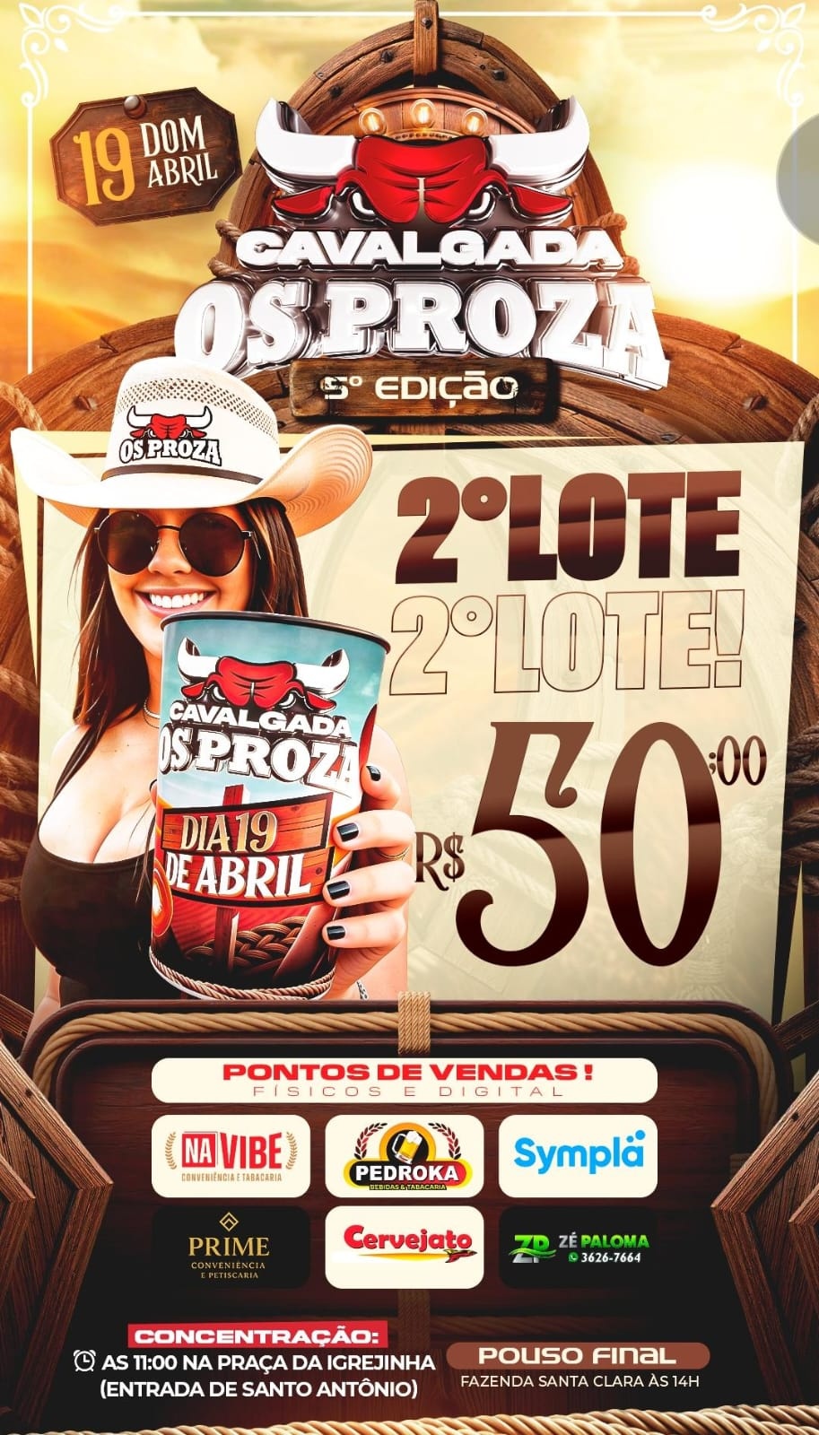 Cavalgada os Proza 5º edição - Santo Antônio do Descoberto, GO