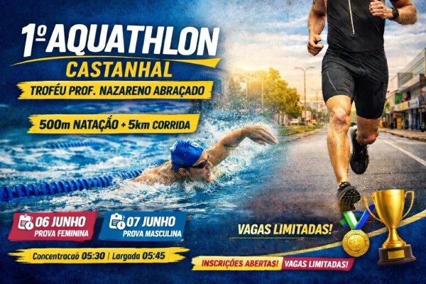 1º Aquathlon Prof. Nazareno Abraçado em Castanhal