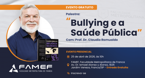 Imagem do evento Palestra "Bullying e a Saúde Pública"
