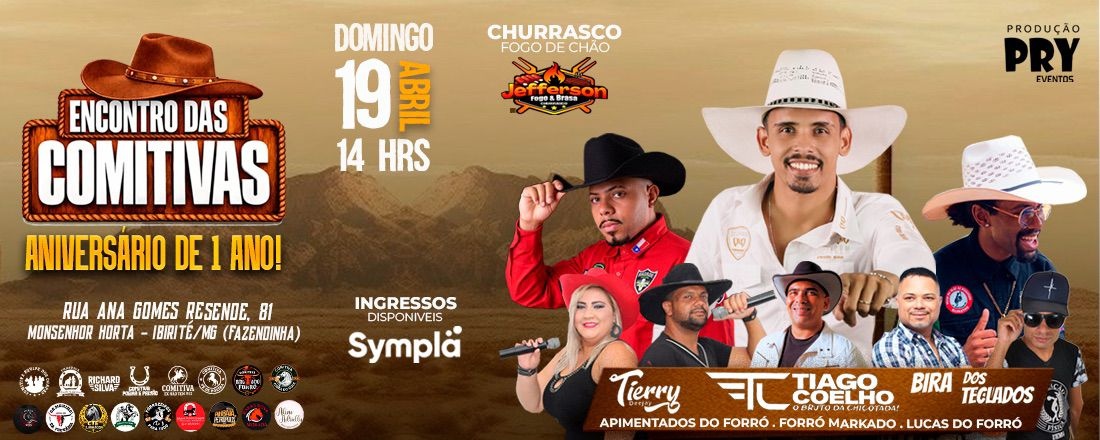 ANIVERSÁRIO DE 1 ANO - ENCONTRO DAS COMITIVAS - Ibirité, MG