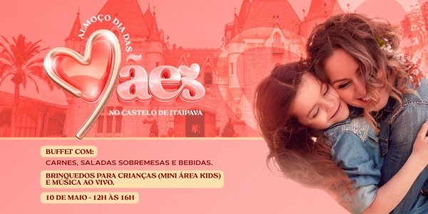 Imagem do evento Dia das Mães no Castelo de Itaipava - 2026
