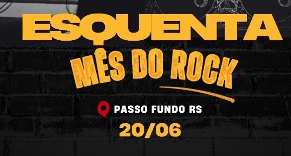Imagem do evento ESQUENTA MÊS DO ROCK