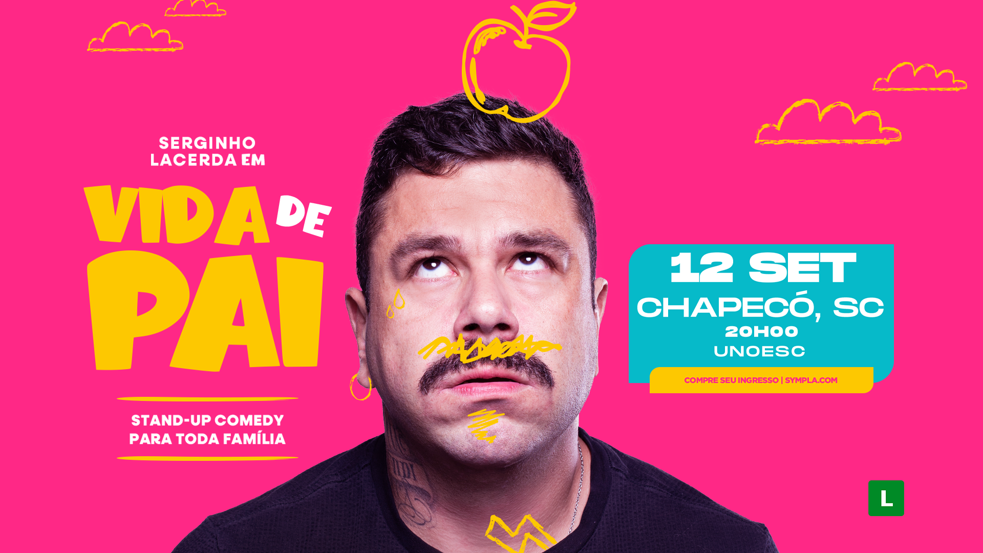 SERGINHO LACERDA em CHAPECÓ/SC - VIDA DE PAI