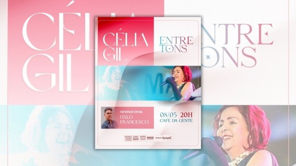Imagem do evento Célia Gil & Banda | Show: Entre Tons