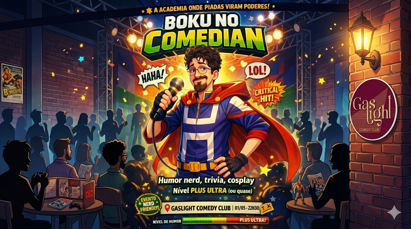 BOKU NO COMEDIAN com GABRIEL OZAKI / STAND UP COMEDY em CURITIBA