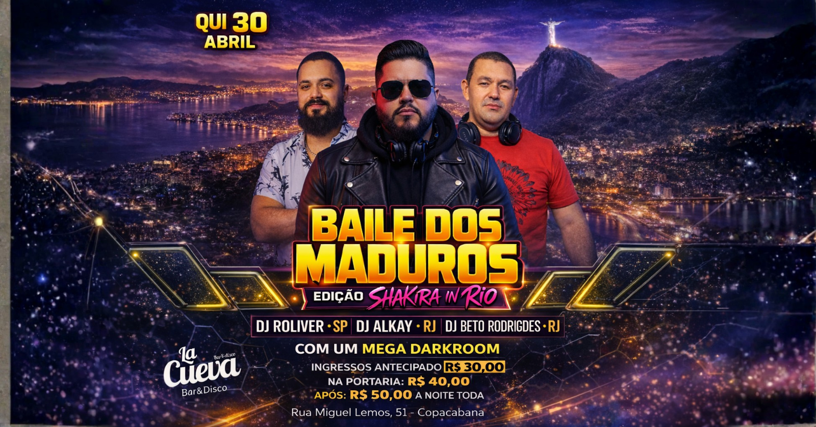 BAILE DOS MADUROS EDIÇÃO SHAKIRA IN RIO - Rio de Janeiro, RJ