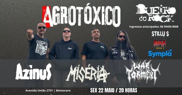 Imagem do evento AGROTÓXICO EM TERESINA NO BUEIRO DO ROCK