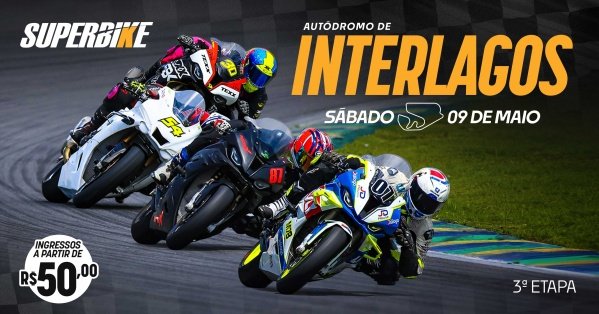 Imagem do evento 3ª Etapa SuperBike 2026 - Interlagos, SP
