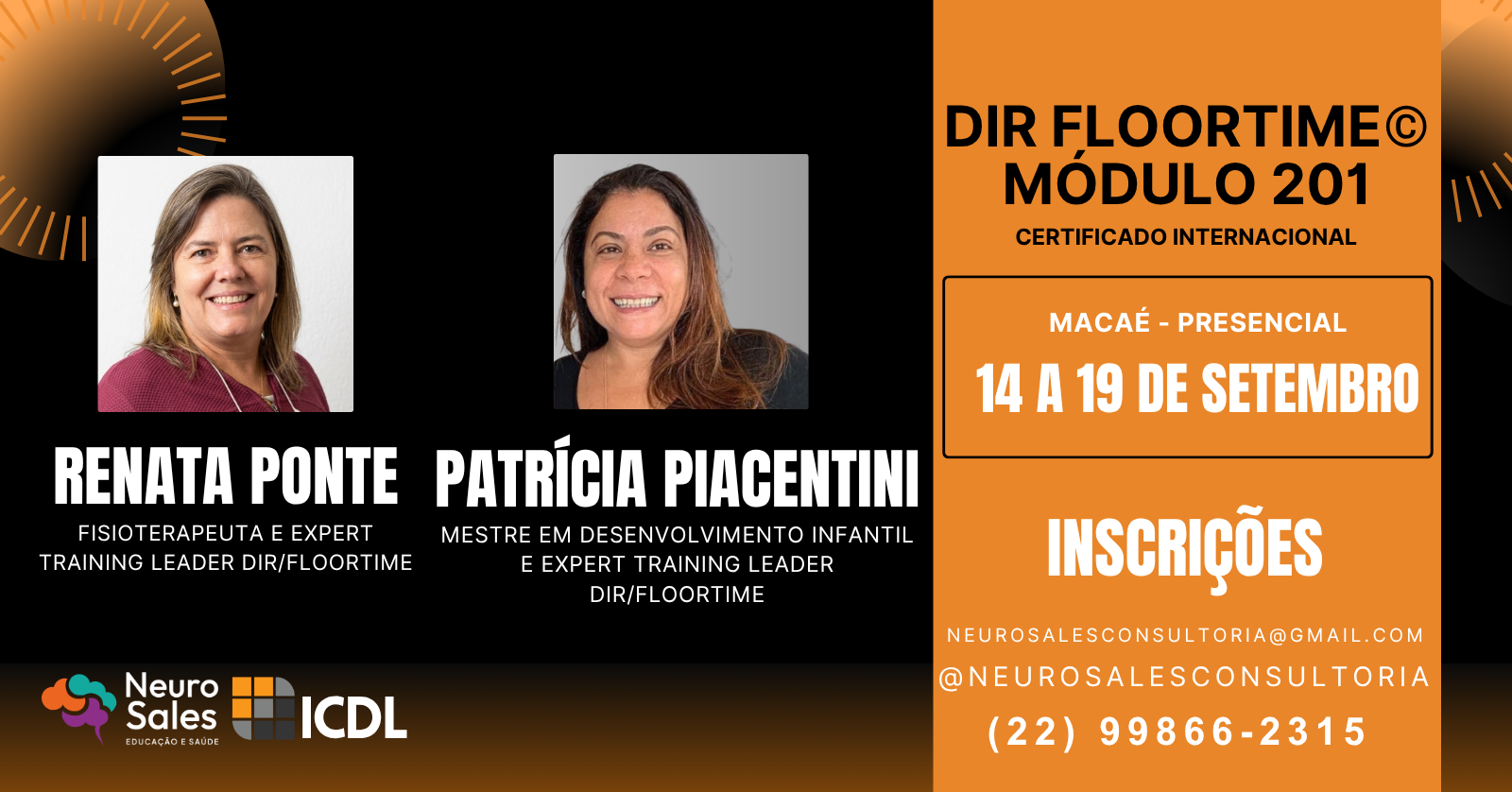 DIR FLOORTIME® - Módulo 201 - Macaé/RJ - 14 a 19 de Setembro de 2026