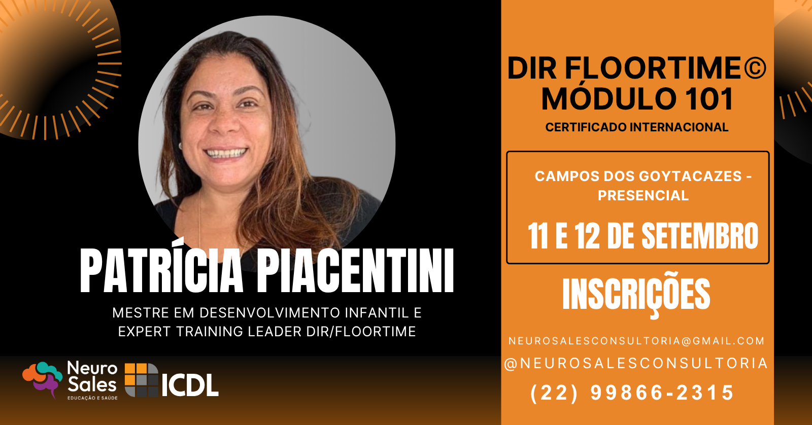 DIR FLOORTIME® - Módulo 101 - Campos dos Goytacazes/RJ - 11 e 12 de Setembro de 2026