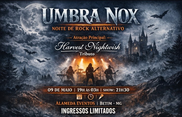 UMBRA NOX | Noite de Rock Alternativo - Betim, MG